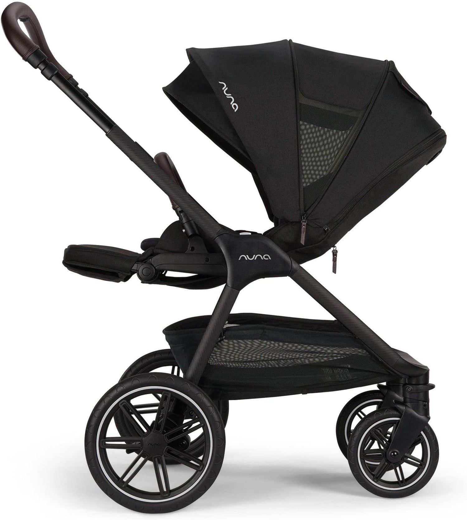 NUNA TRIV LX  stroller + Pipa URBN car seat Travel System | Caviar