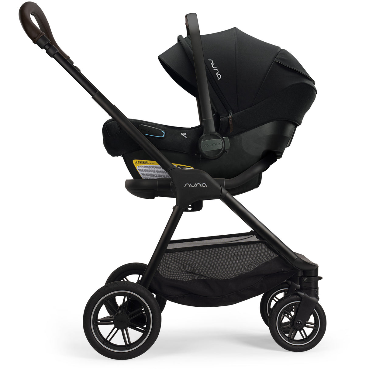 Nuna PIPA Urbn Car Seat + TRIV Next Stroller Travel System | Caviar Caviar (Chocolate) | preorder for May