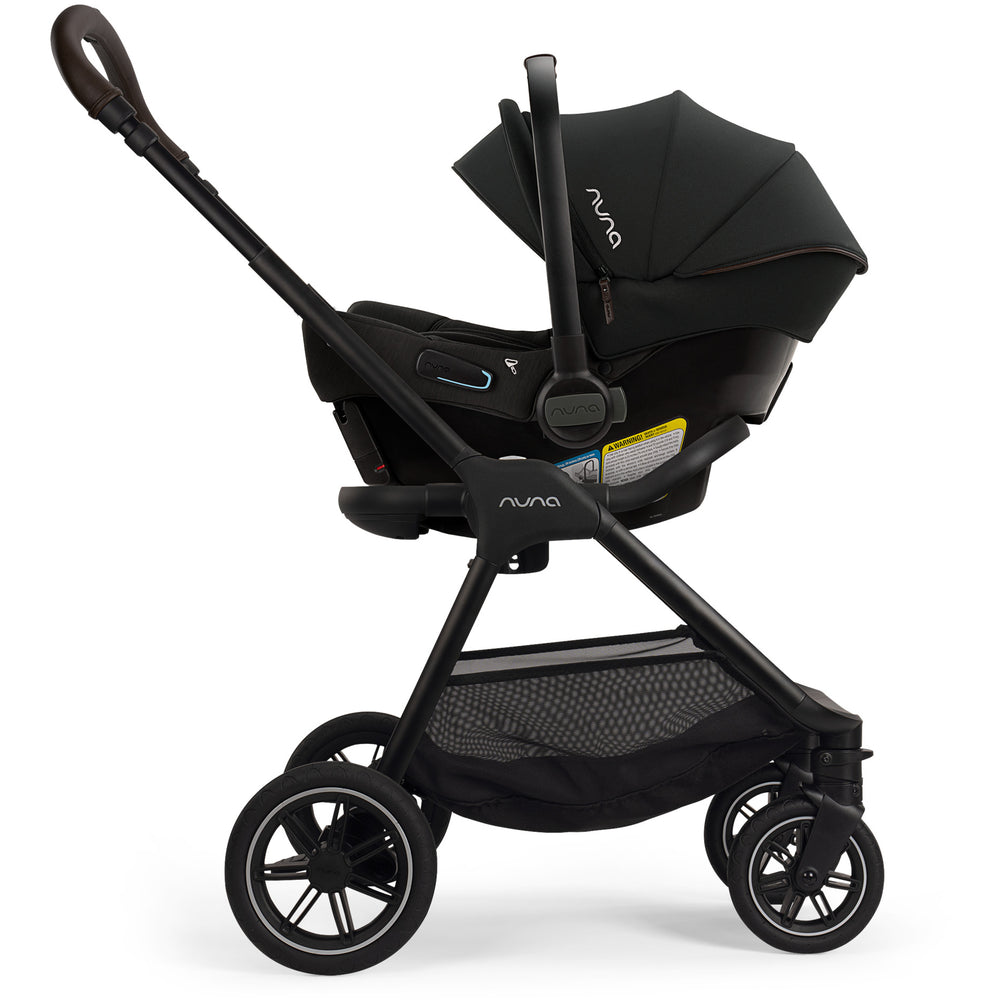 Nuna PIPA Urbn Car Seat + TRIV Next Stroller Travel System | Caviar Caviar (Chocolate) | preorder for May