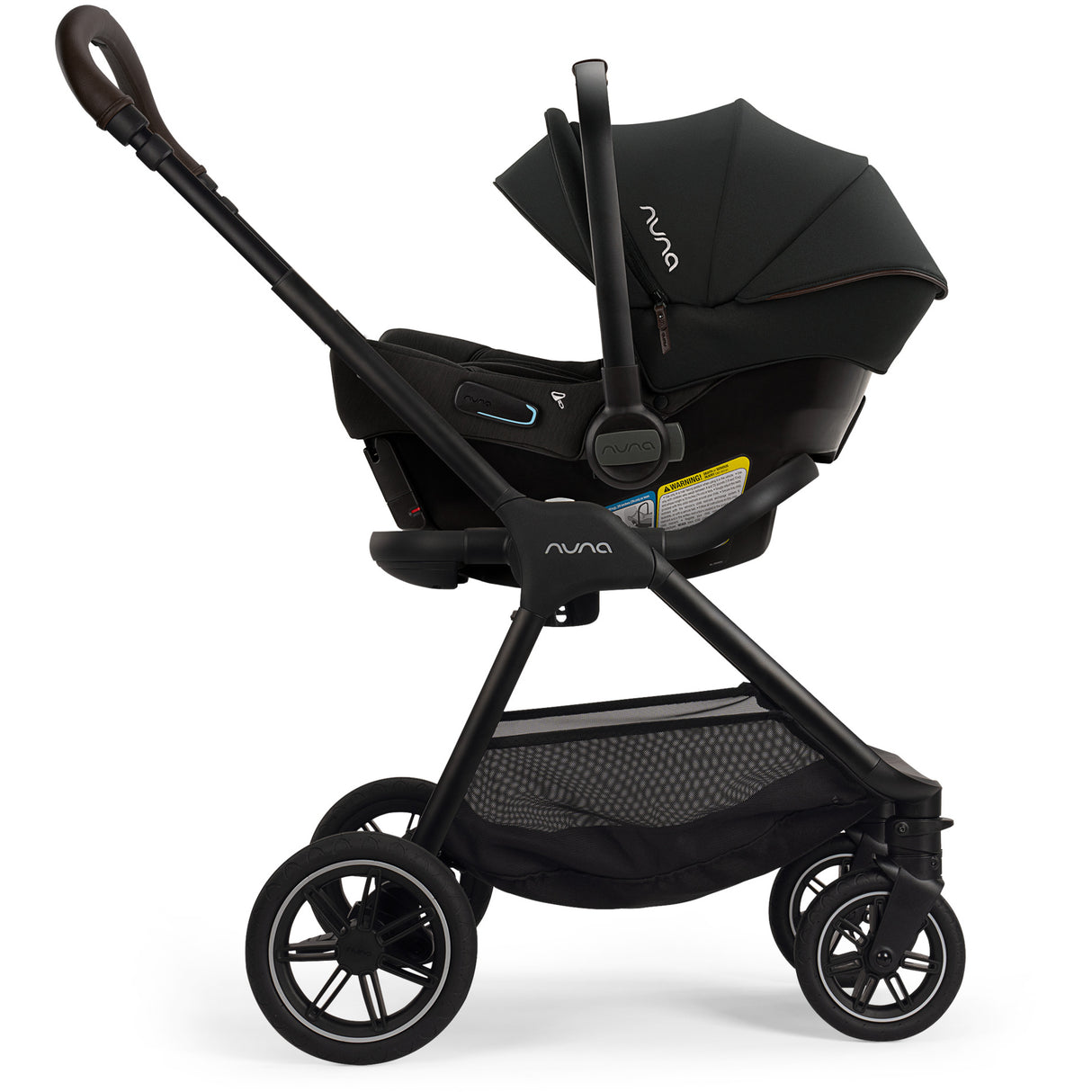 Nuna PIPA Urbn Car Seat + TRIV Next Stroller Travel System | Caviar Caviar (Chocolate) | preorder for May