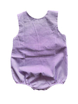 LSU Smock Purple Gingham Uni Bubble