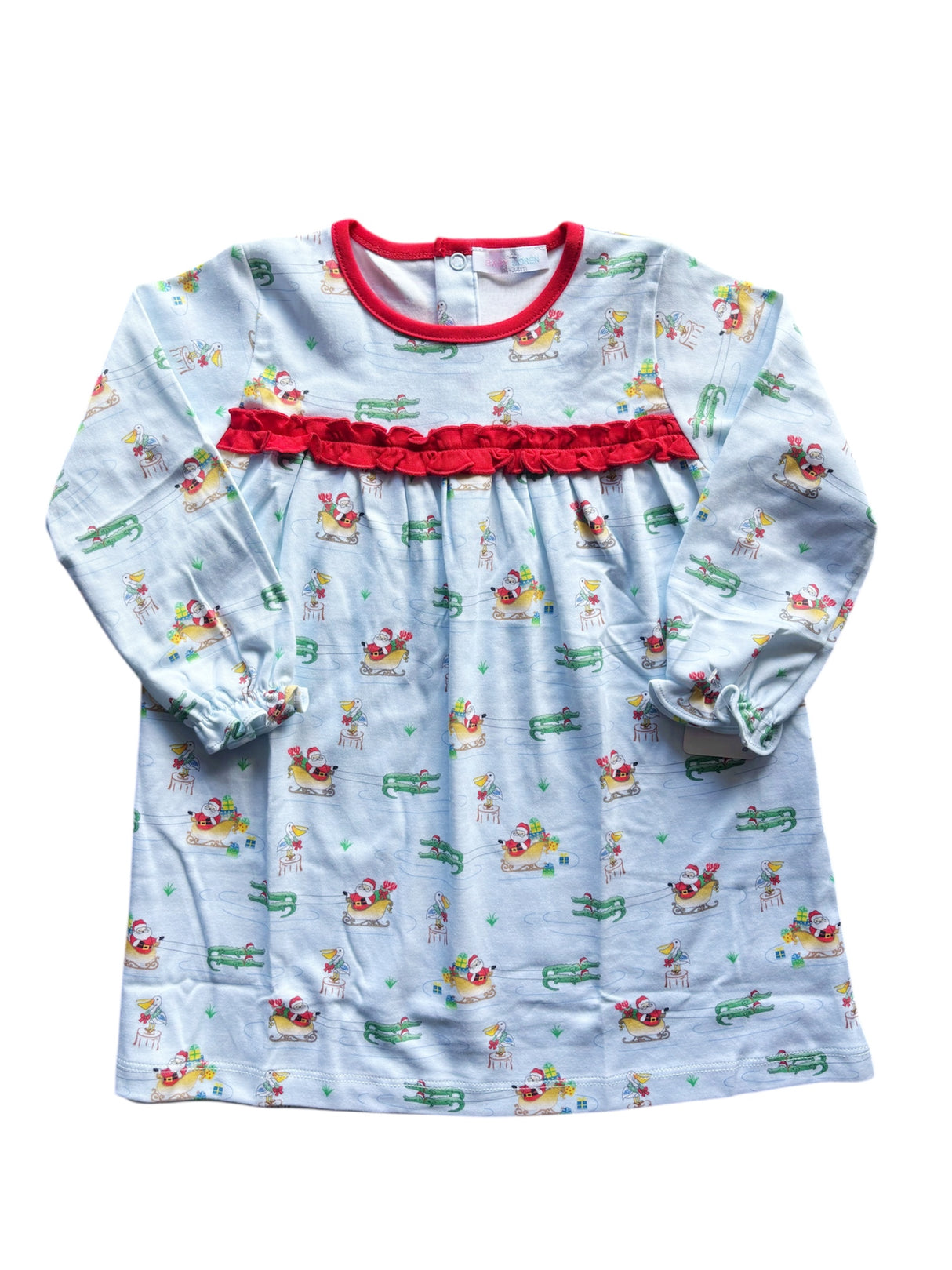 Baby Loren Cajun Christmas Pima Morning Gown