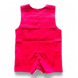 Pete Gingerbread Smock Green Red Shortall