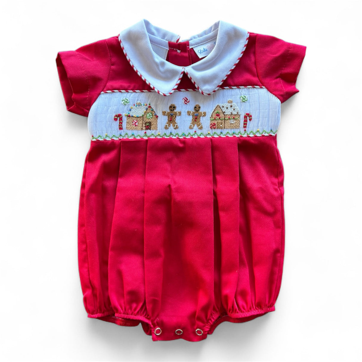 Blake Gingerbread Smock Red Bubble