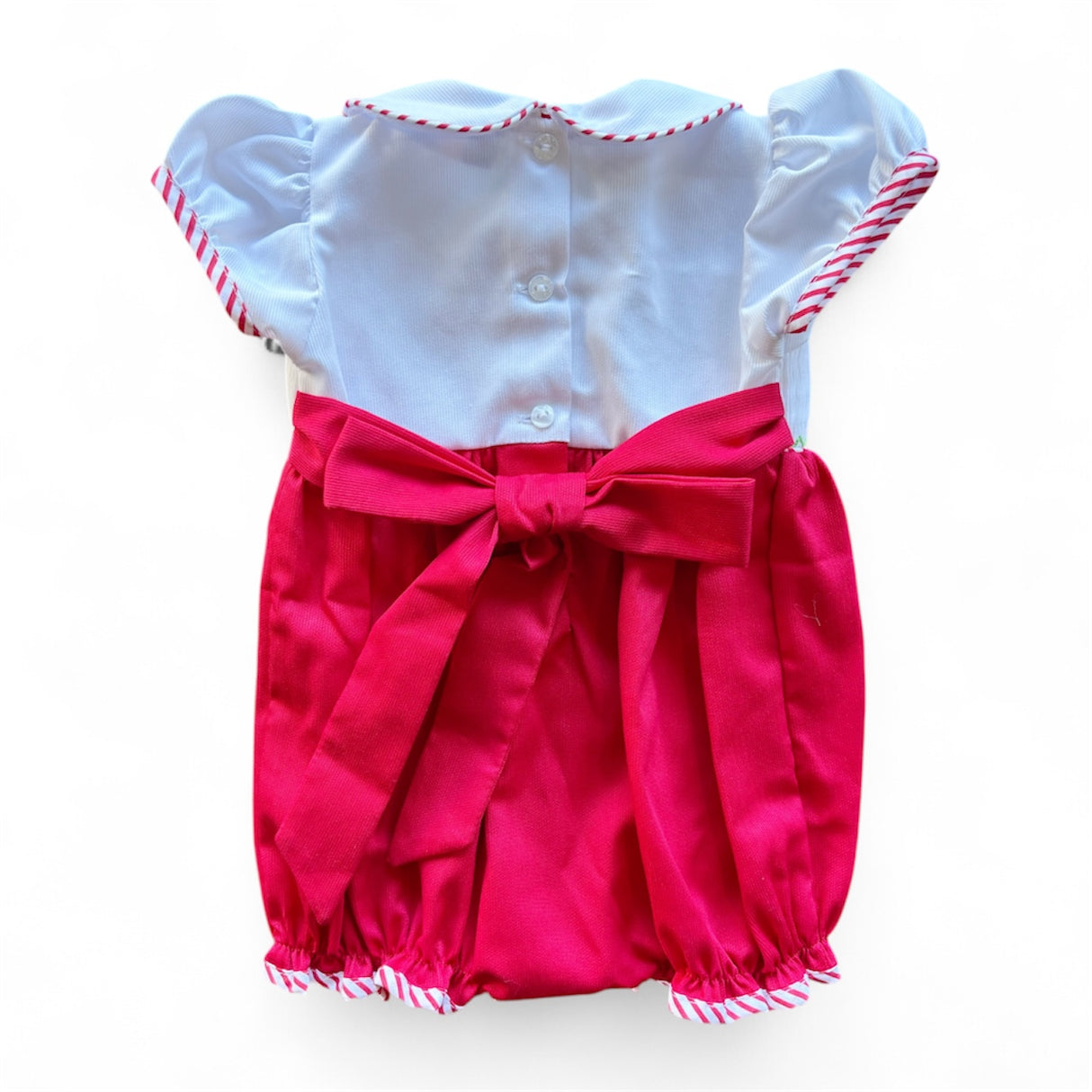 Rosie Gingerbread Smock Red Bubble