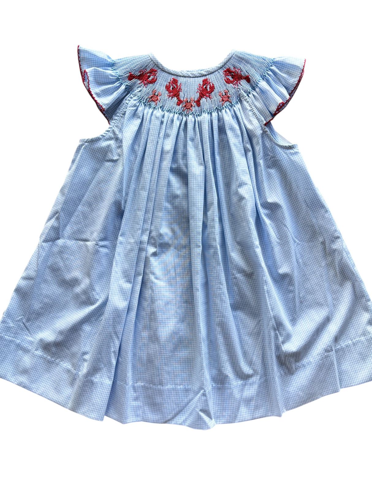 Lulu Bebe Crawfish Smock Bishop Dress | 26 Collection
