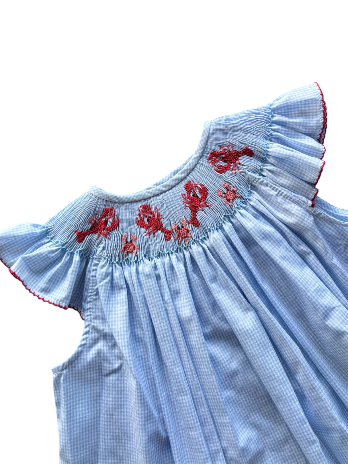 Lulu Bebe Crawfish Smock Bishop Dress | 26 Collection