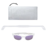 WeeFarers Polarized Children's Sunglasses | White with Purple