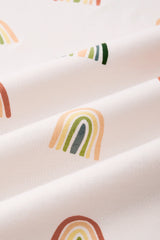 Kyte Baby Bamboo Zippered Footie | Retro Rainbow