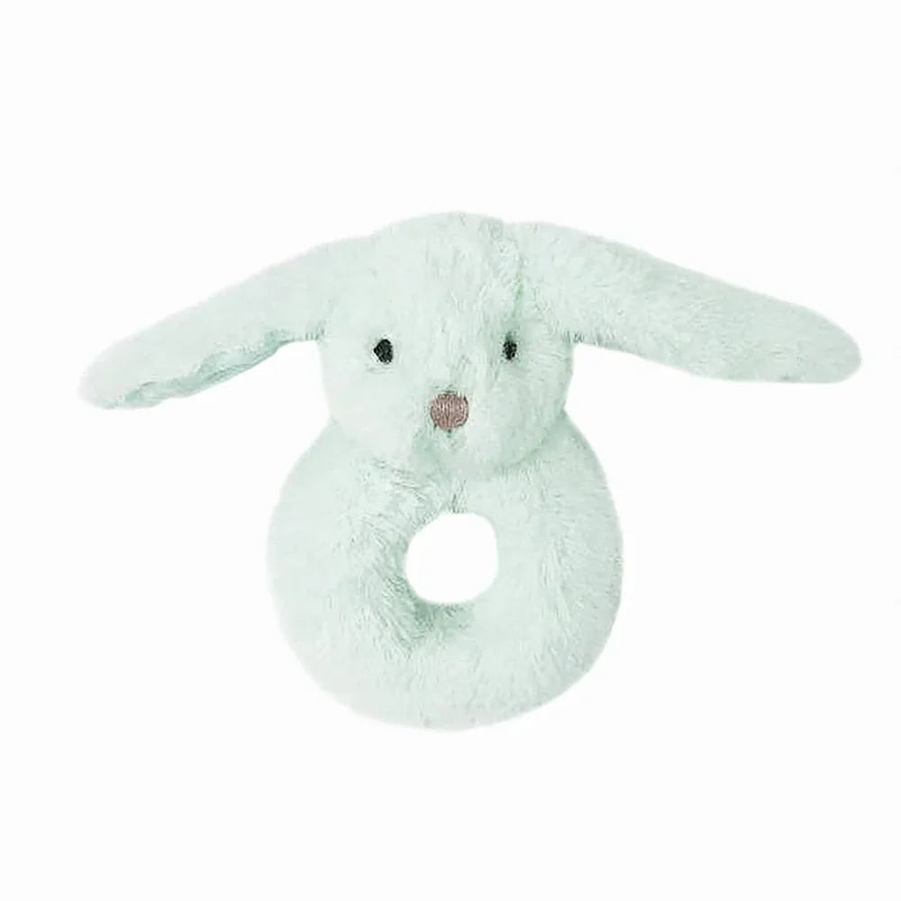 Mon Ami Abott Bunny Luxe Plush Ring Rattle