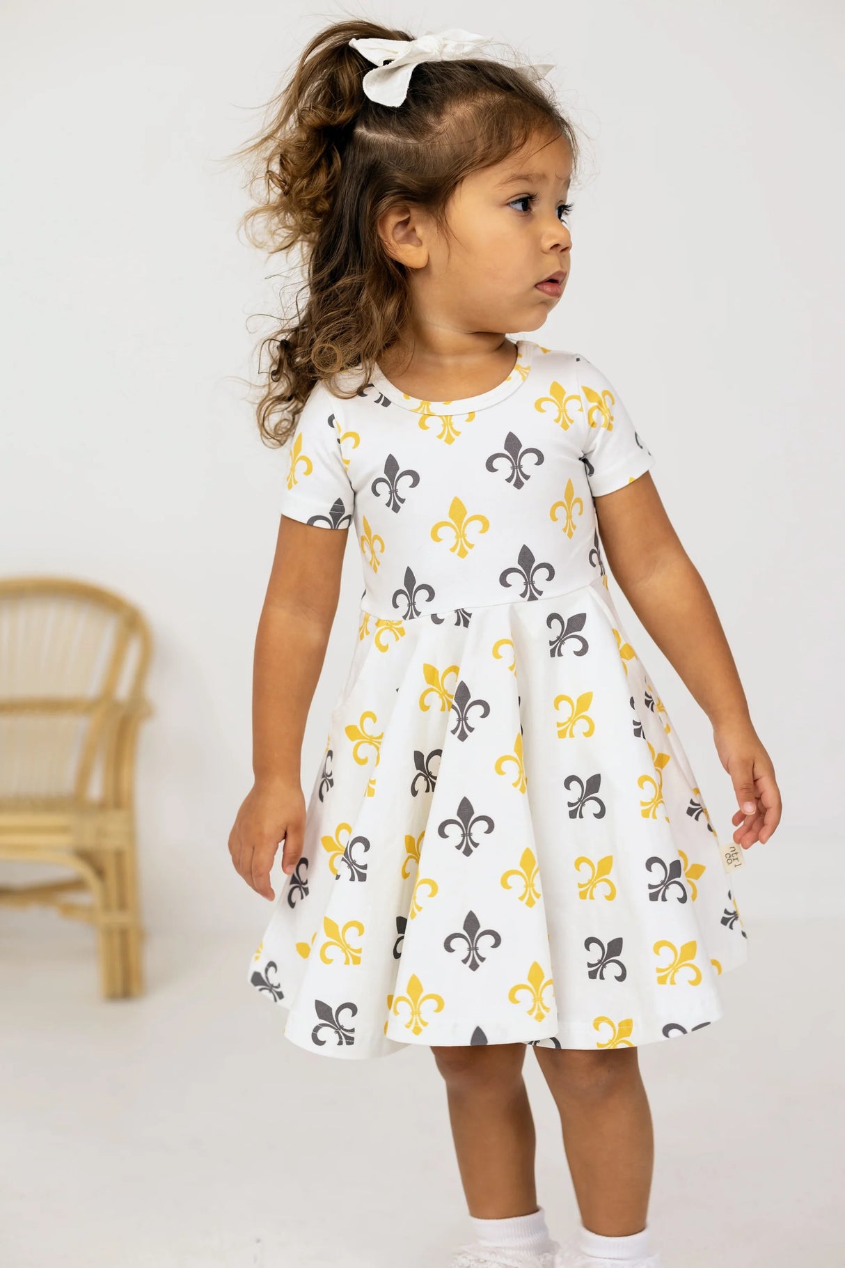 ntrl co.Who Dat Twirl Dress Set