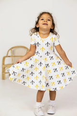 ntrl co.Who Dat Twirl Dress Set