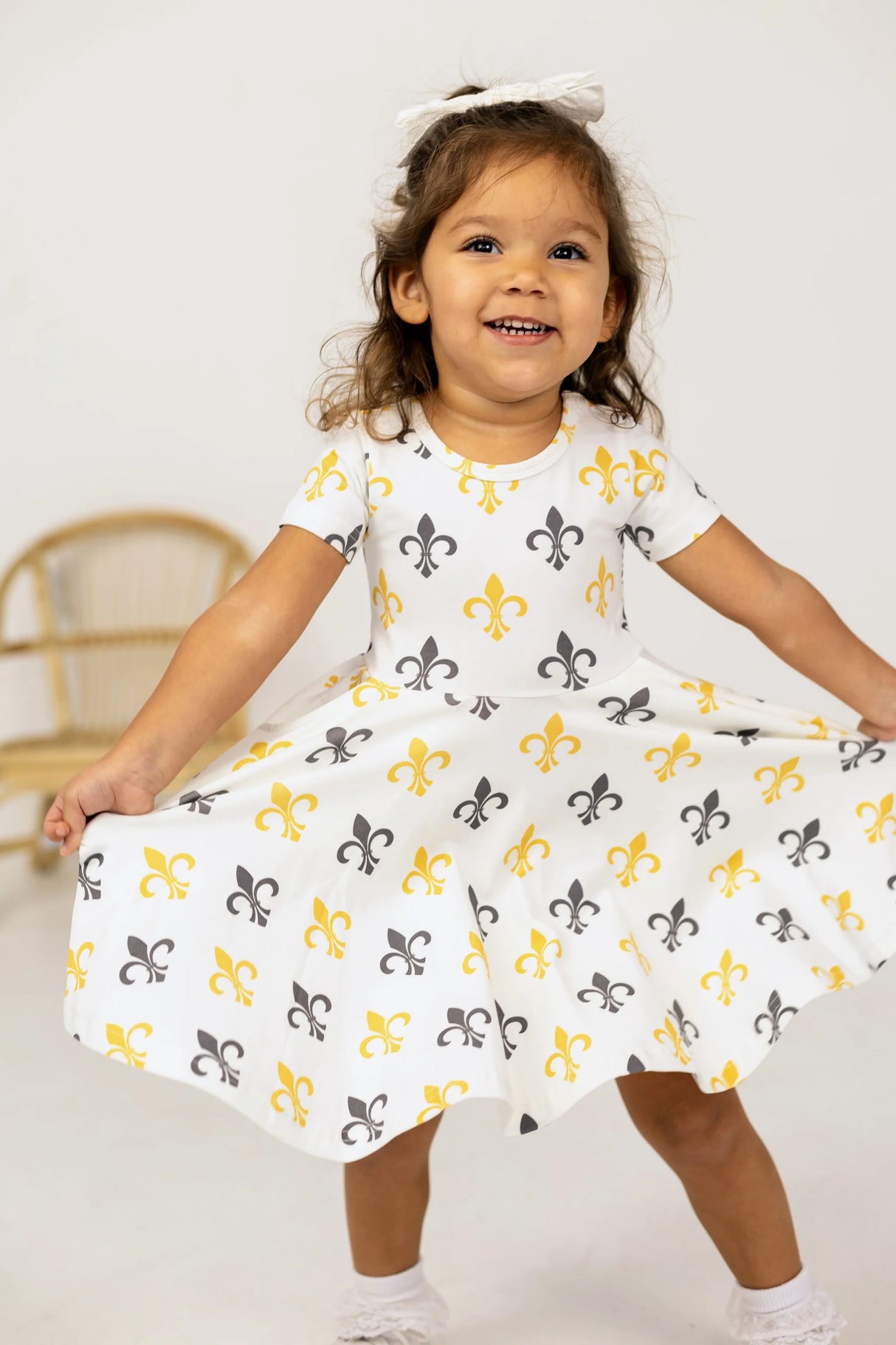 ntrl co.Who Dat Twirl Dress Set