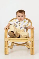 ntrl co. Who Dat Short Sleeve Polo Shirt