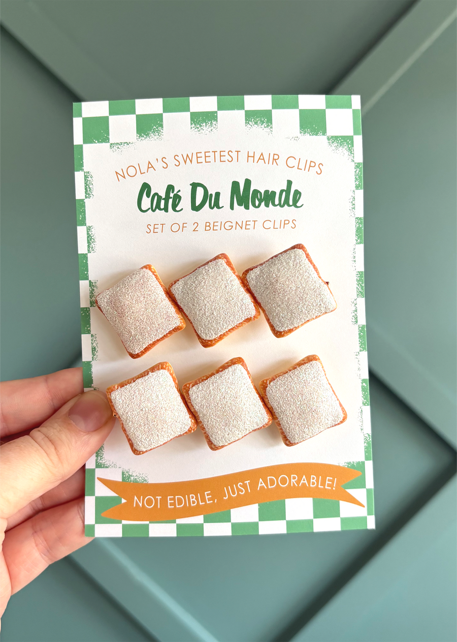 Beignet Hair Clips | Set of 2