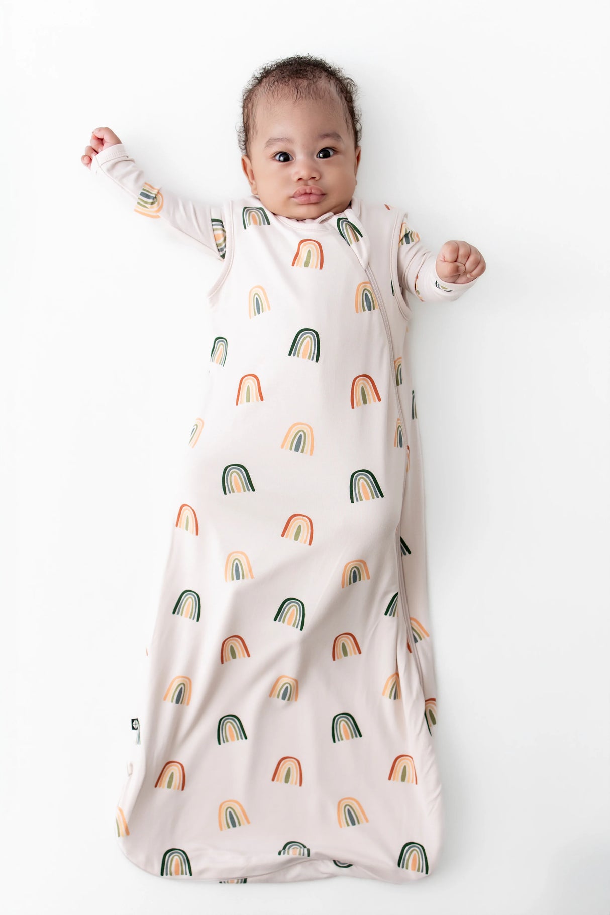 Kyte Baby Bamboo Sleep Bag 0.5 TOG | Retro Rainbow