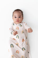 Kyte Baby Bamboo Sleep Bag 0.5 TOG | Retro Rainbow