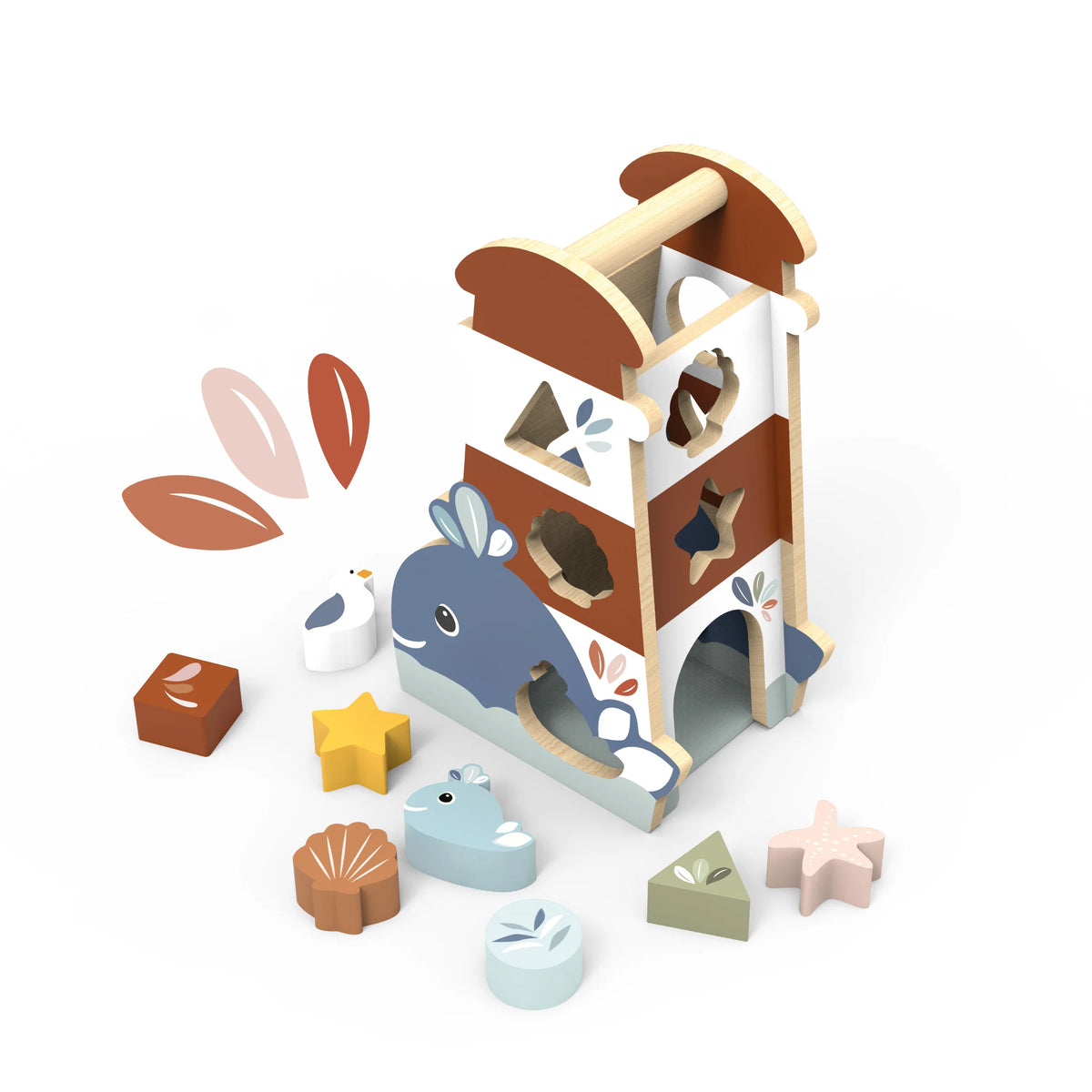 Speedy Monkey Ocean Wooden Shape Sorter