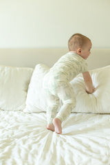 Southern Slumber Sage Toile 2-Piece Bamboo Pajama Set