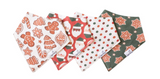 Baby Bandana Bib 4-Pack Set |  Gingerbread