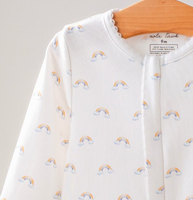 Nola Tawk Baby Basics: Rainbow Baby Organic Cotton Pajamas