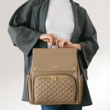 Enya Mond Luna Vegan Leather Parenting Bag with Changing Pad