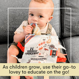 Baby Jack Mississippi State Baby Learning Crinkle Tag Toy