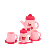 Tiger Tribe Silicone Tea Set - Strawberry Patch