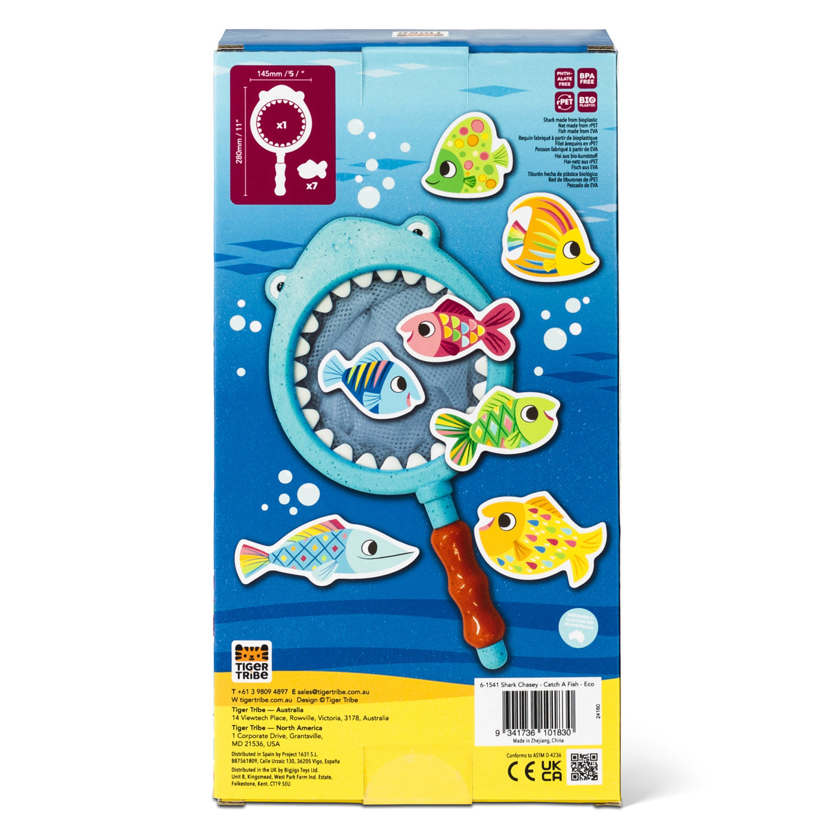 Tiger Tribe Shark Chasey - Catch a Fish - Eco
