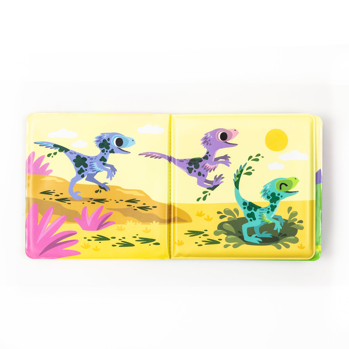 Tiger Tribe Bath Book - Messy Dinosaurs