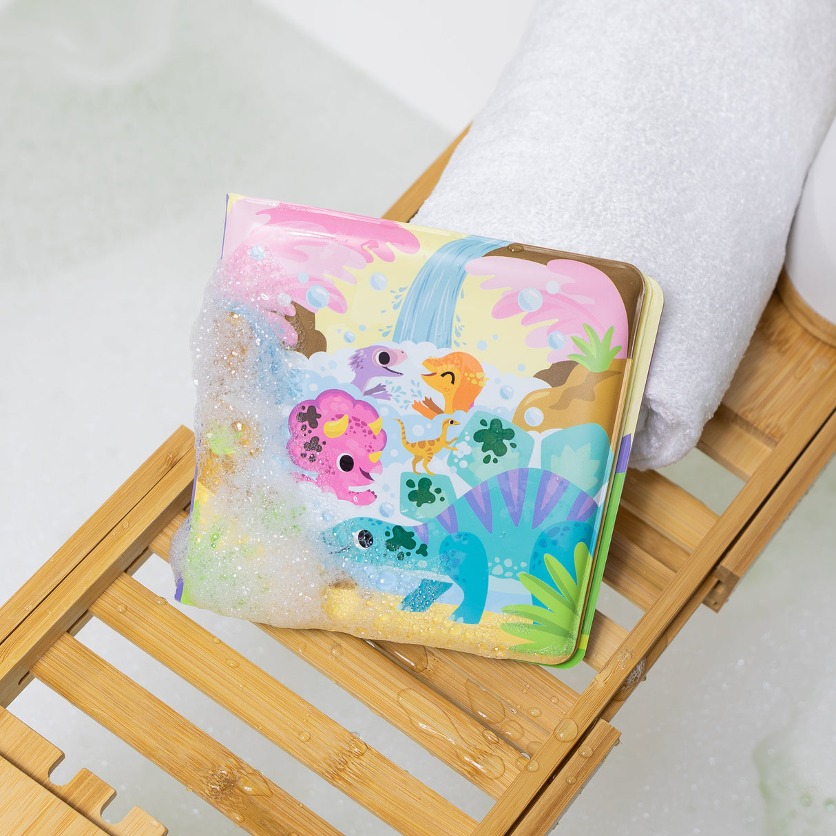Tiger Tribe Bath Book - Messy Dinosaurs