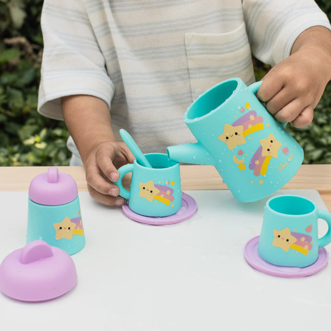 Tiger Tribe Silicone Tea Set - Starlight Party