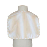 TRVL Design Best Bib Coated Foldable Pocket Bib | Pimlico Stripe Sand