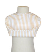 TRVL Design Best Bib Coated Foldable Pocket Bib | Pimlico Stripe Sand