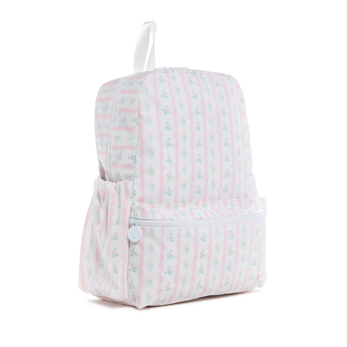 TRVL Design Backpack | Ribbon Floral Pink