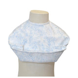 TRVL Design Best Bib Coated Foldable Pocket Bib | Bunny Toile Blue