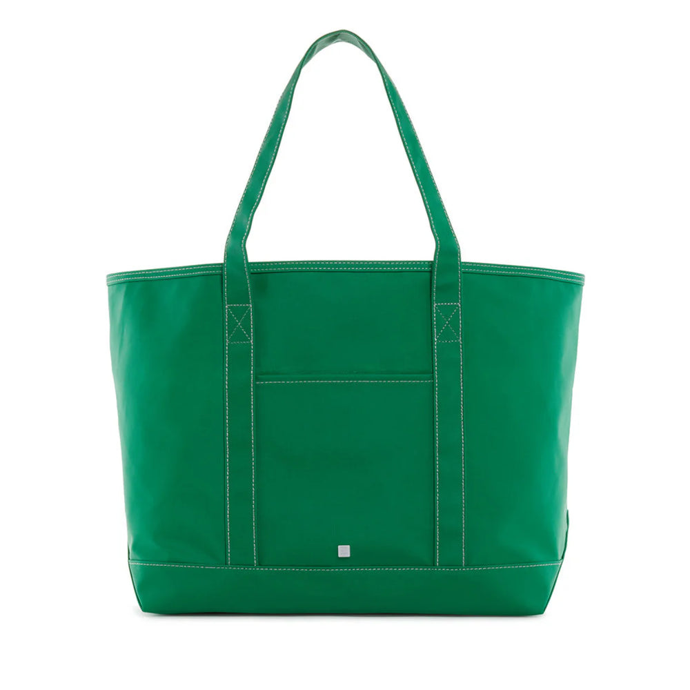 TRVL Design Maxi Tote Coated Canvas Large | Kelly Green