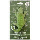Bayou Buddy Gator Natural Rubber Teether and Bath Toy