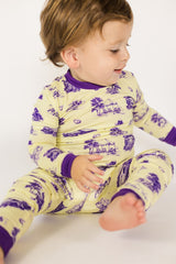 Southern Slumber Tiger Toile 2 Piece Bamboo Pajama Set