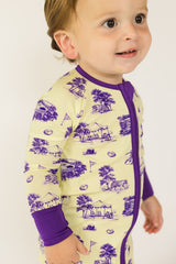 Southern Slumber Tiger Toile Double Zipper Bamboo Sleeper