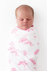 Kyte Bamboo Swaddle Blanket | Toile Ballet