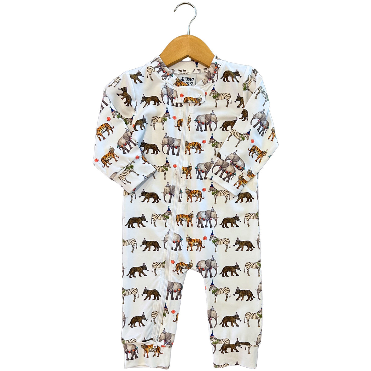 Party Animal Zip Pajamas
