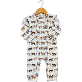 Party Animal Zip Pajamas