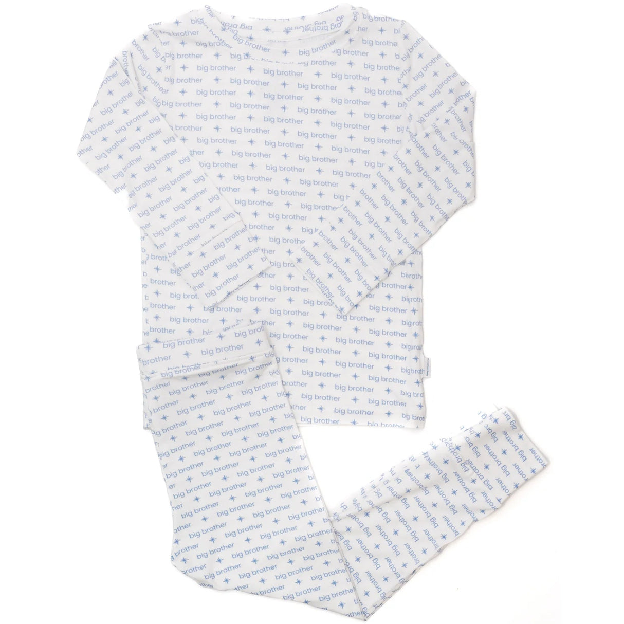 Uptown Baby Big Brother Long Sleeve Bamboo Pajama Set