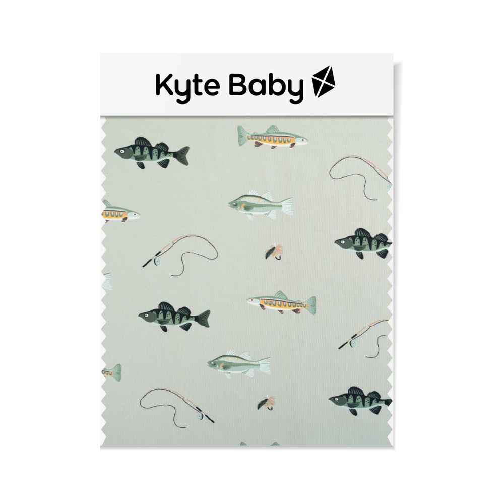 Kyte Bamboo Zippered Footie | Fishing