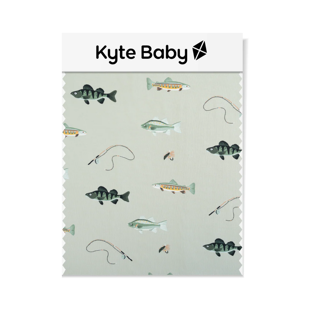 Kyte Bamboo Long Sleeve Toddler Pajamas | Fishing