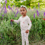 Kyte Bamboo Long Sleeve Toddler Pajamas | Wildflower