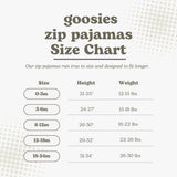 Goosies Sno Cones Zip Convertible Bamboo Pajamas