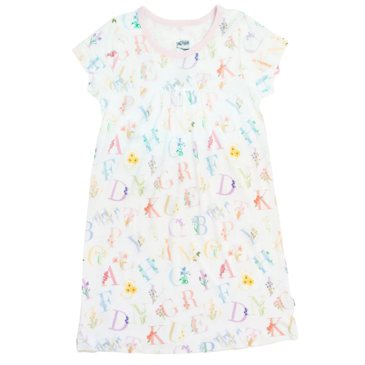 Uptown Baby ABC Floral Bamboo Lounge Dress