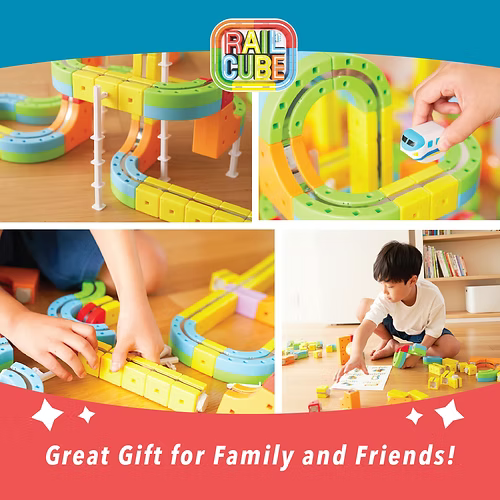 Rail Cube Magnetic Monorail Starter Set